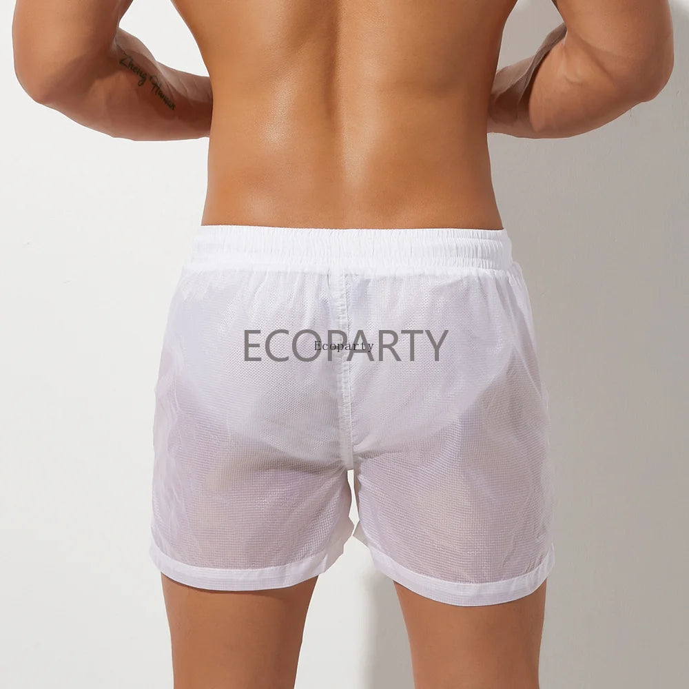 Sheer Mesh Short