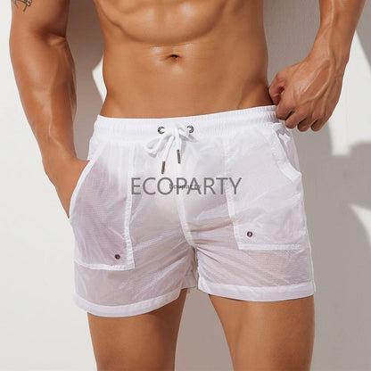 Sheer Mesh Short