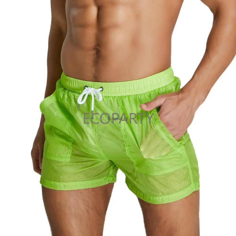 Sheer Mesh Short